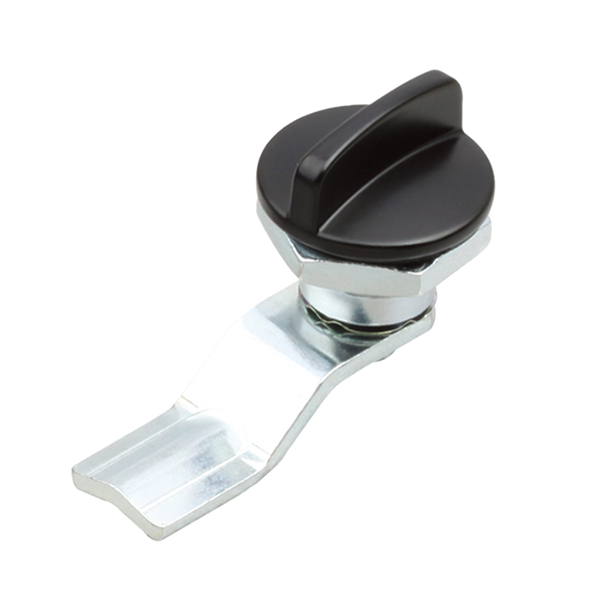 MS705-3C-4 Zinc Alloy Cam Lock with 90° Turn Handle | Durable 270N Load Capacity, Black Finish for Cabinets & Enclosures