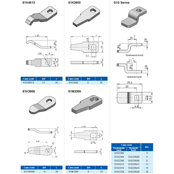 BT6086 Cam Latch Accessories CAM and Accessories
