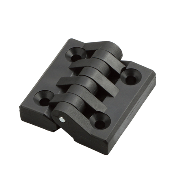 CL295 Industrial Hinge - Black PA with Carbon Steel Pin, 180° Opening