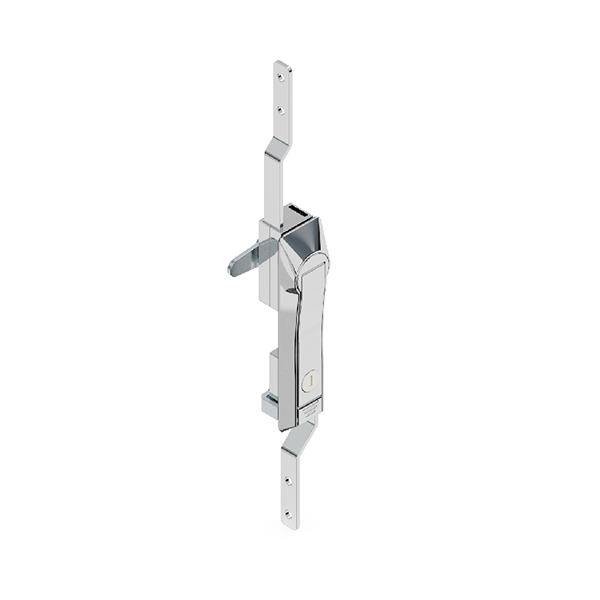 MS460 Zinc Alloy Latch with Sand Chrome Finish - Heavy-Duty, for Door Thickness 1~2.5mm