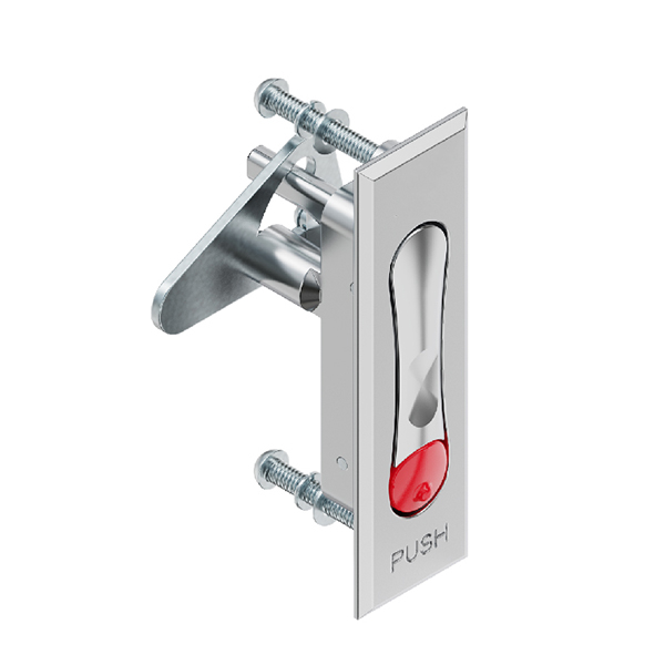 BT6051 ABS Latch with Gray Paint Finish - Heavy-Duty, for Door Thickness 1~20mm
