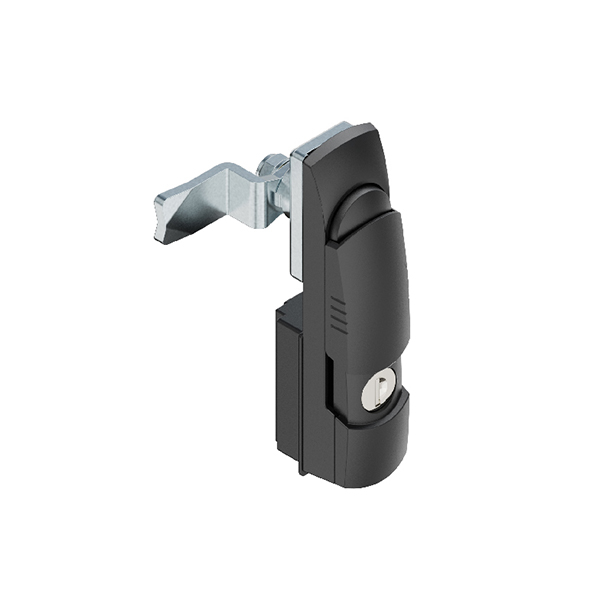 BT3137 PA Latch with Waterproof Cover - Black Sand Texture, for Door Thickness 1~2mm