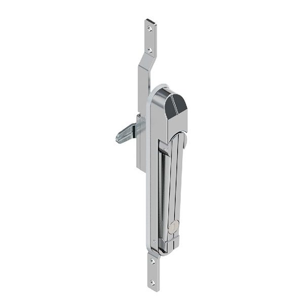MS484 Zinc Alloy Latch with Bright Chrome Finish - 90° Rotation, for Door Thickness 1~2mm