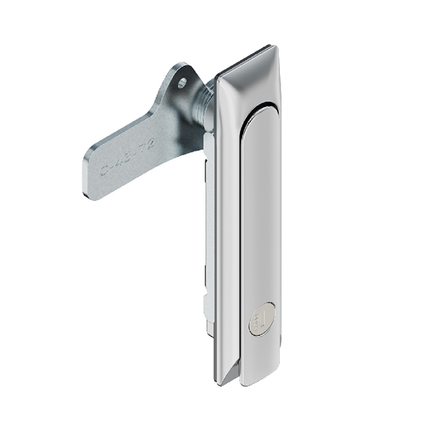 BT3120 Zinc Alloy Latch with Sand Chrome & Matte Black Finish - Heavy-Duty, for Door Thickness 1~3mm