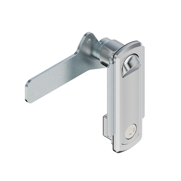 BT3142 Zinc Alloy Latch with Sand Chrome Finish - 2 Lock Plate Options, for Door Thickness 1~3mm