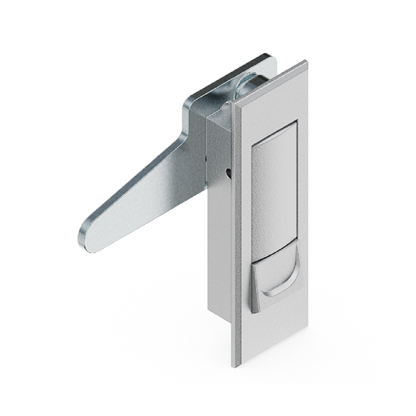 BT3145 Zinc Alloy Latch with Sand Chrome Finish - Heavy-Duty, for Door Thickness 1~3mm