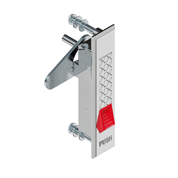 BT6051 ABS Latch with Gray Paint Finish - Heavy-Duty, for Door Thickness 1~20mm