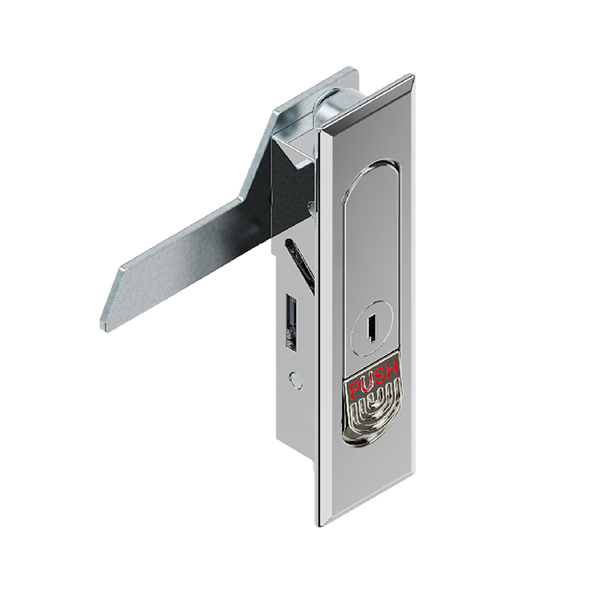 BT4133 Zinc Alloy Latch with Bright Chrome Finish - Heavy-Duty, for Door Thickness 1~3mm