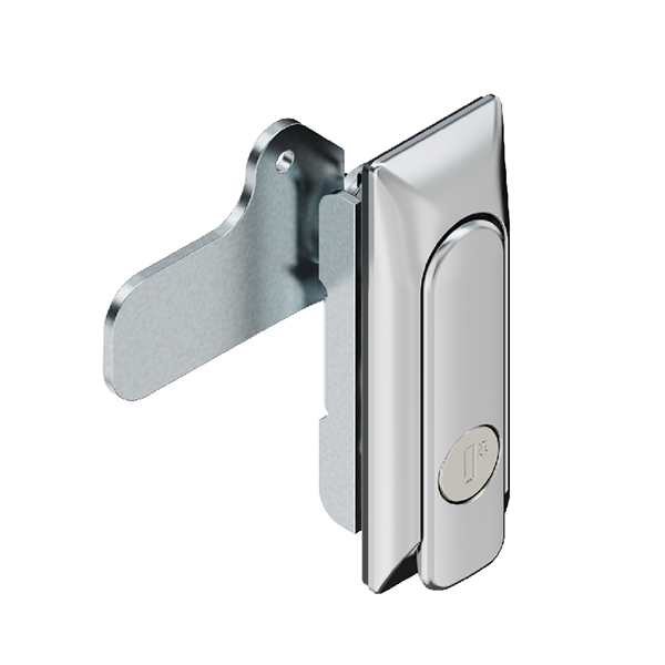 BT3120 Zinc Alloy Latch with Sand Chrome & Matte Black Finish - Heavy-Duty, for Door Thickness 1~3mm