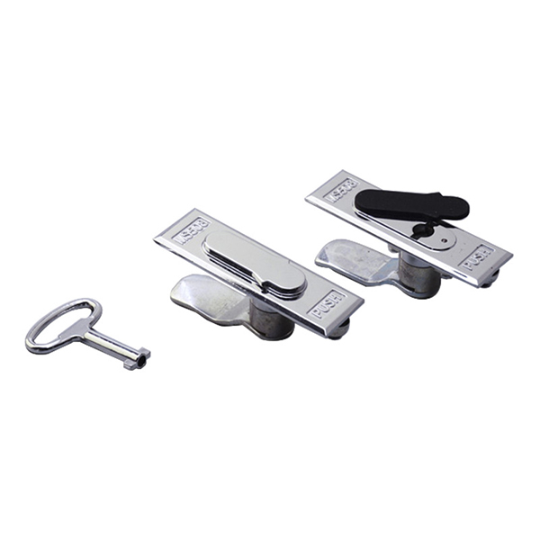 BT3148 Zinc Alloy Latch with Bright Chrome Finish & Weatherproof Cover - For Door Thickness 1~4mm