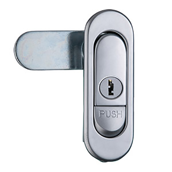 BT6052 Zinc Alloy Latch with Sand Chrome Finish - Heavy-Duty, for Door Thickness 1~3mm