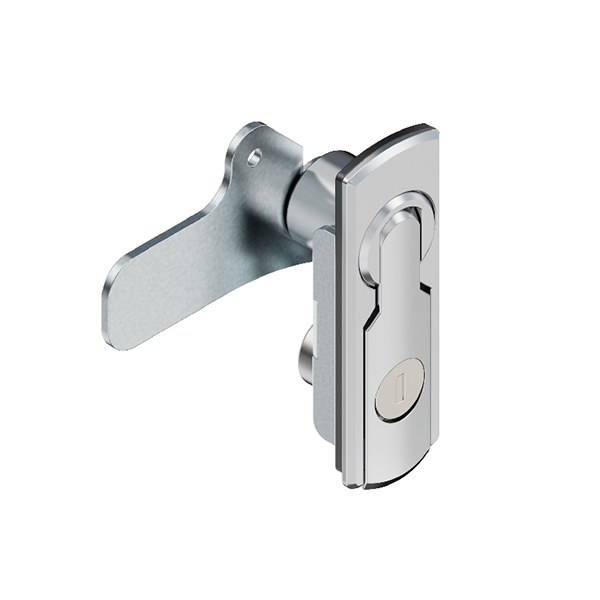 BT3118 Zinc Alloy Latch with Sand Chrome & Matte Black Finish - Heavy-Duty, for Door Thickness 1~3mm