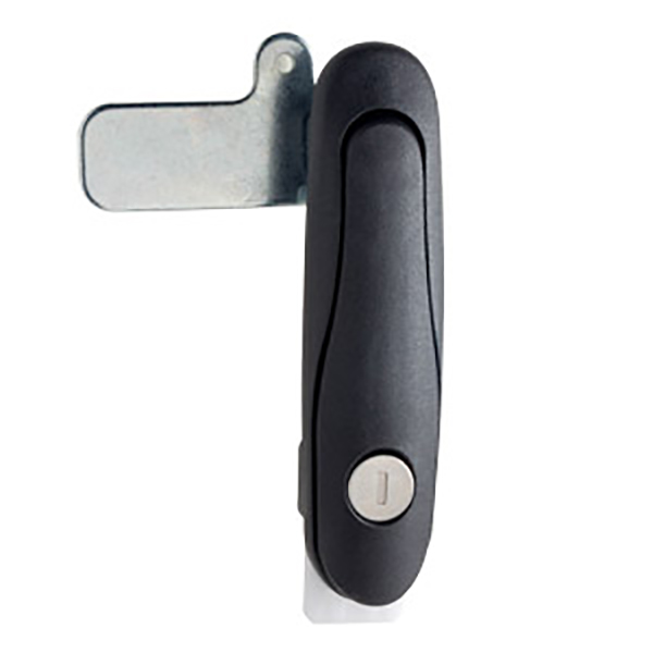 BT7476 PA Latch with Zinc Alloy Pivot - Black Sand Texture, for Door Thickness 1~2mm
