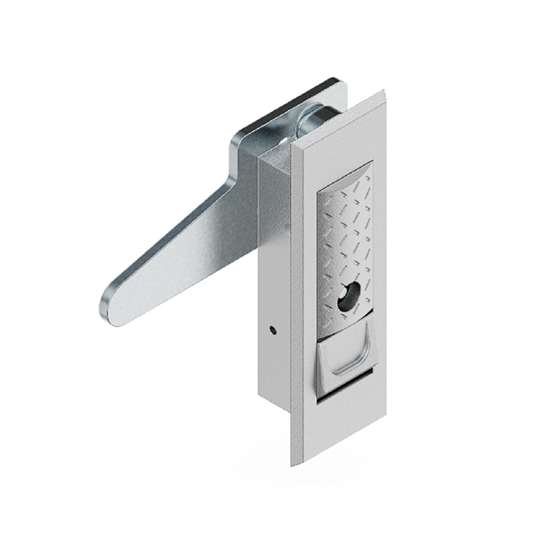 BT3144 Zinc Alloy Latch with Sand Chrome Finish - Heavy-Duty Compression Latch for 1~3mm Door Panels | BTLATCH