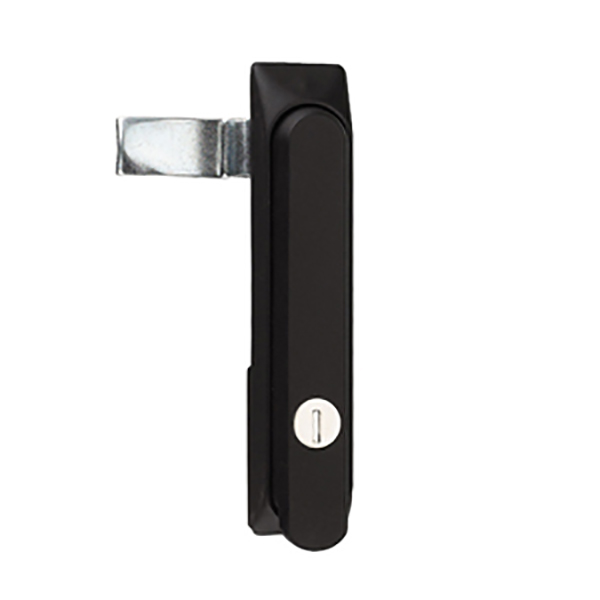 MS100-3-2A Plastic Latch with Zinc Alloy Pivot - Sandblasted Bright Chrome Rack, for Door Thickness 1~3mm