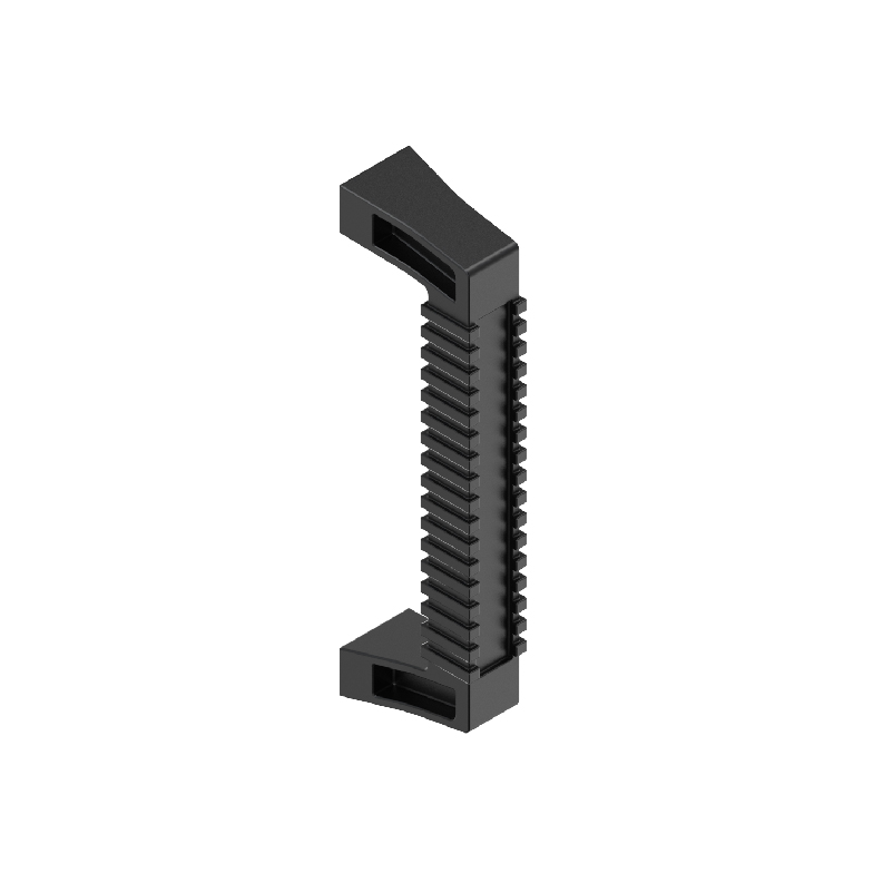 BT3085 ABS Grab Handle, Black Finish, Lightweight for Industrial Cabinets & Enclosures