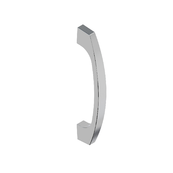BT3506 Zinc Alloy Grab Handle, Bright Chrome Finish, Heavy-Duty for Industrial Cabinets & Enclosures