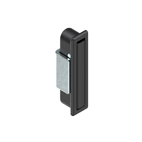 BT3083 Zinc Alloy Grab Handle, Sandblasted/Bright Chrome Finish, for 1-3mm Door Panels