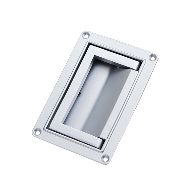 BT2428 Zinc Alloy Grab Handle, Sandblasted Chrome Finish, Heavy-Duty for Cabinets & Industrial Equipment