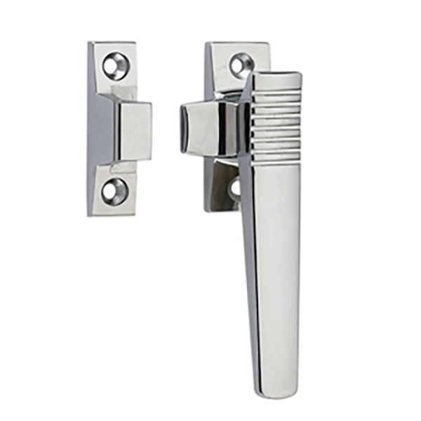 BT2411 Zinc Alloy Adjustable Pull Handle, Bright Chrome Finish, Right/Left Opening for Industrial Cabinets