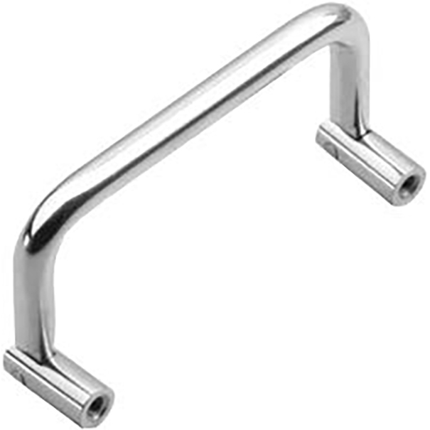 BT6608 Stainless Steel Pull Handle with Positioning Spring Ball, Mirror Polished Finish for Medical & Industrial Applications